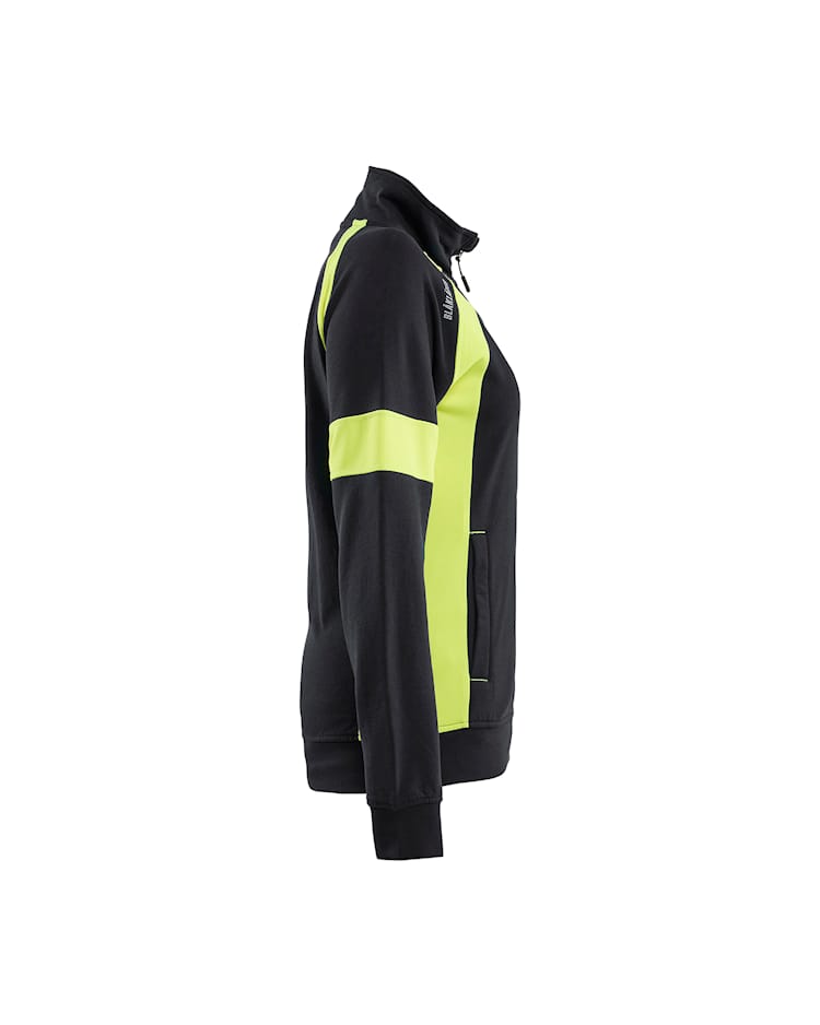 3568 Women's Sweatshirt with Hi-vis Full Zip