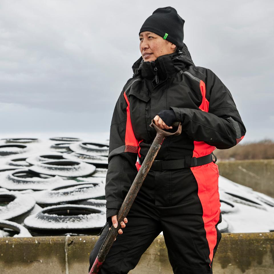 Working Xtreme Winter Thermal Coverall Woman with Recycled Padding