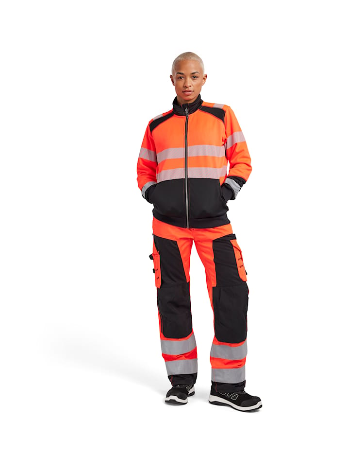 3508 Women’s Hi-Vis Sweatshirt with Zipper