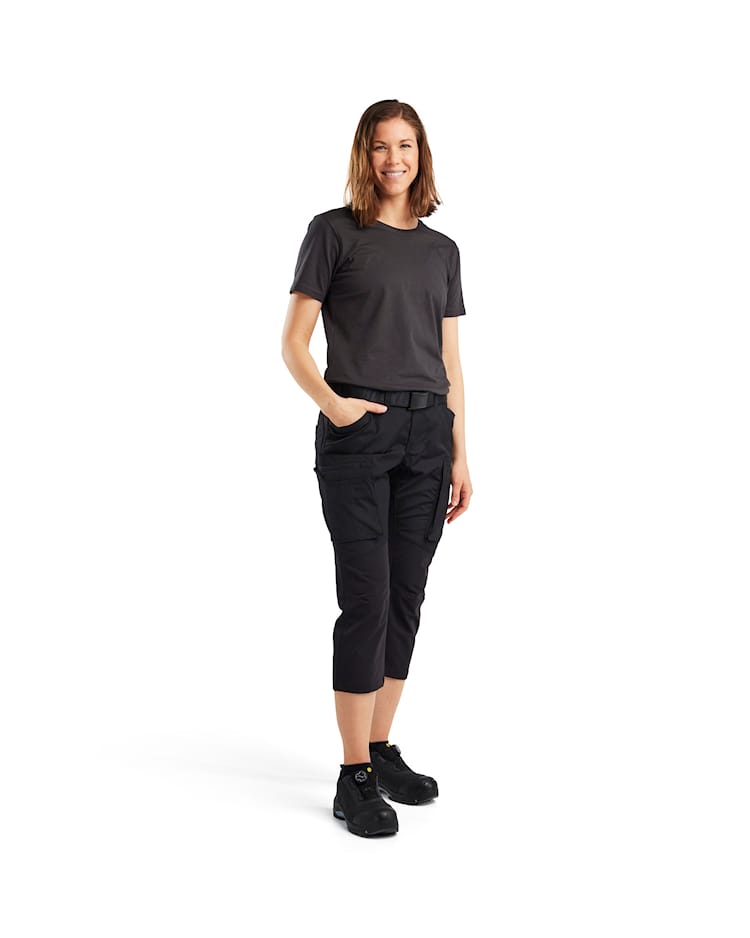 7129 Women's Service Pirate Trousers with Stretch