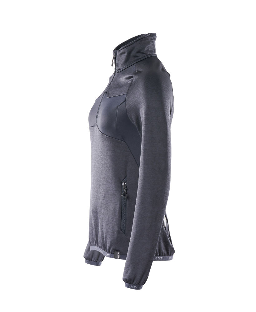 18053  Fleece Jumper with half zip