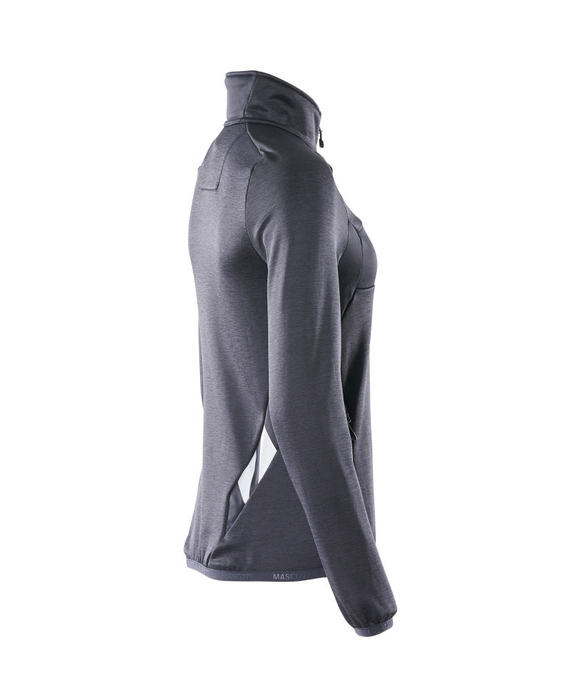 18053  Fleece Jumper with half zip