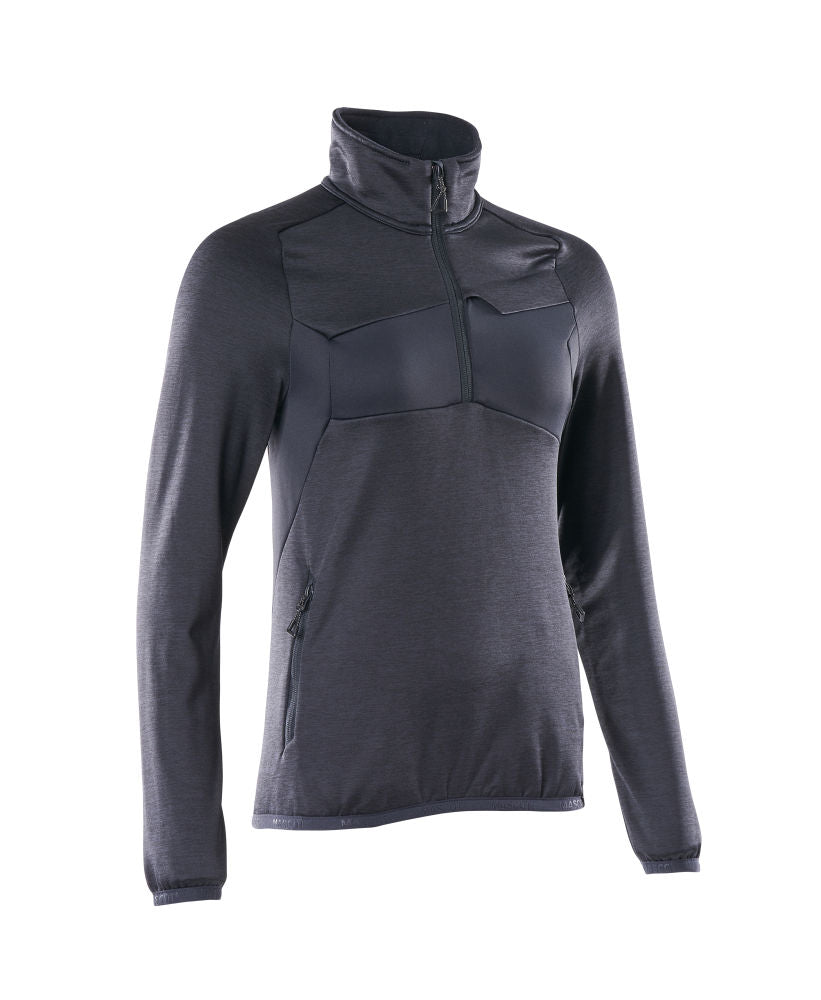 18053  Fleece Jumper with half zip