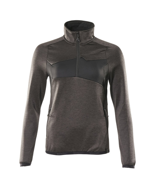18053  Fleece Jumper with half zip