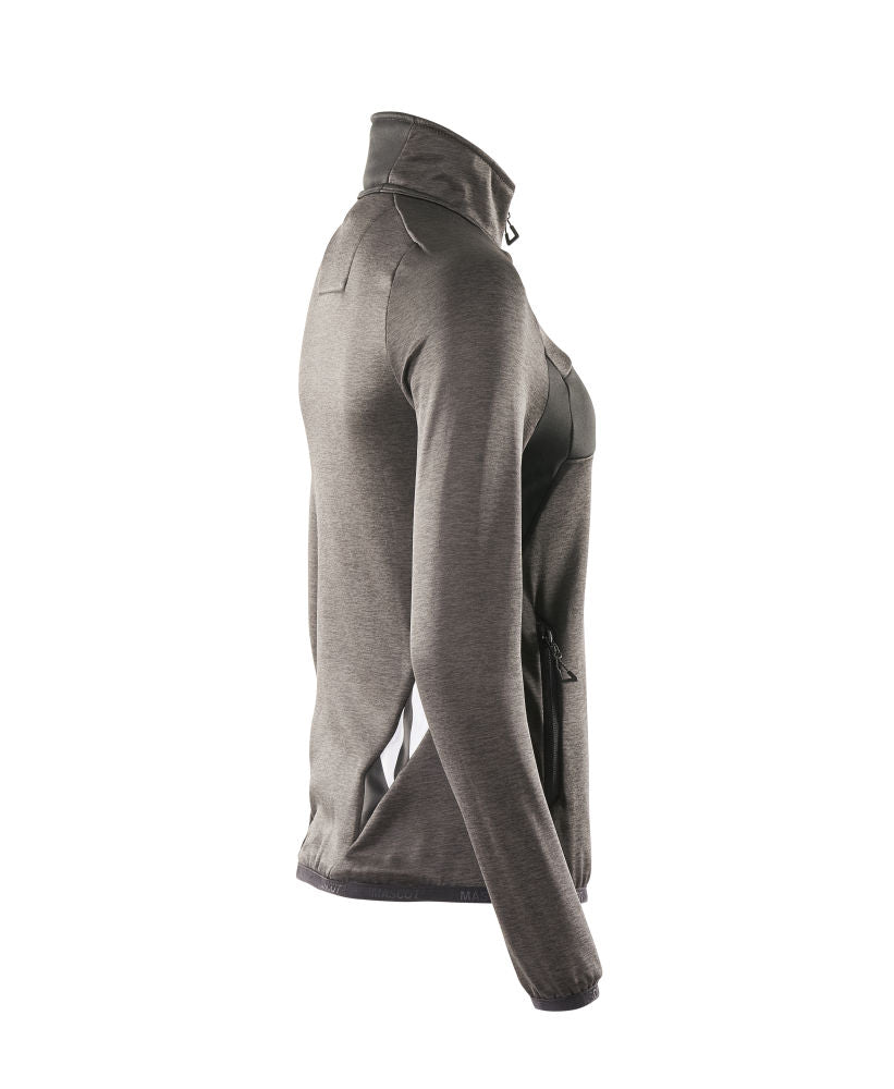 18053  Fleece Jumper with half zip