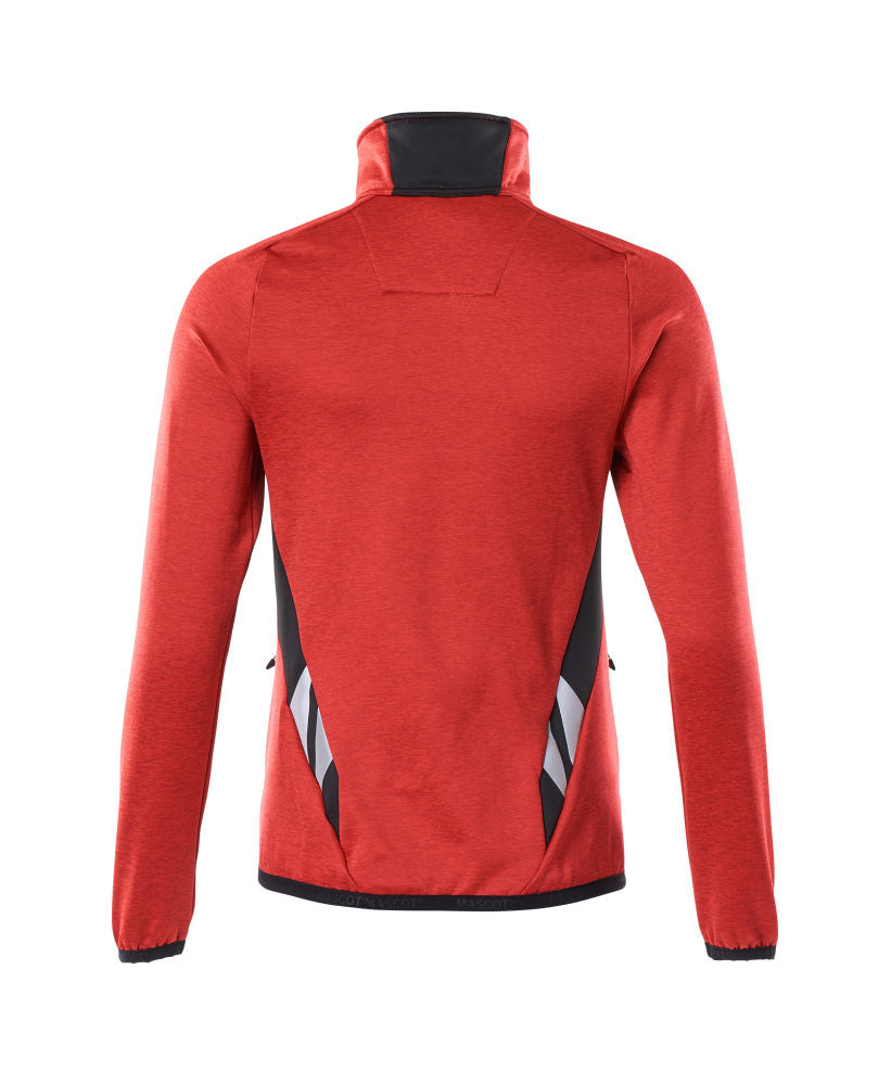 18053  Fleece Jumper with half zip