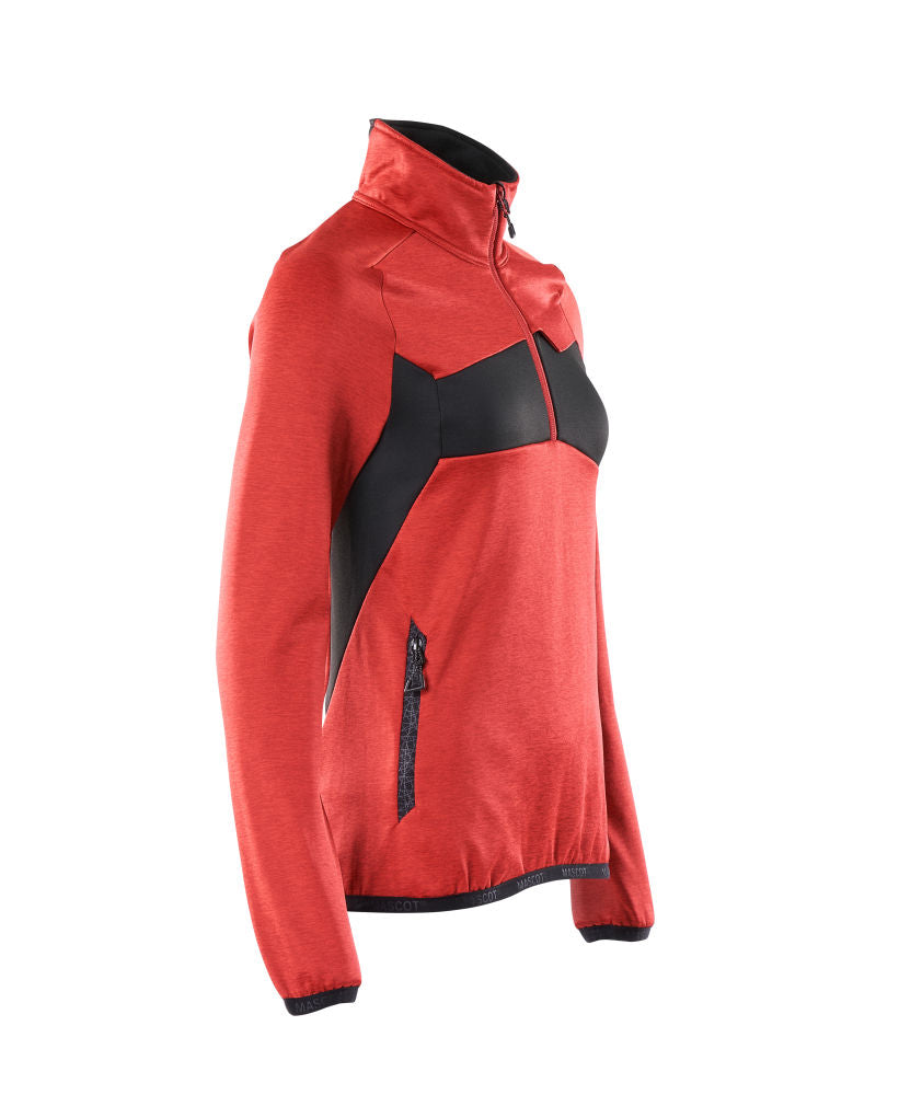 18053  Fleece Jumper with half zip
