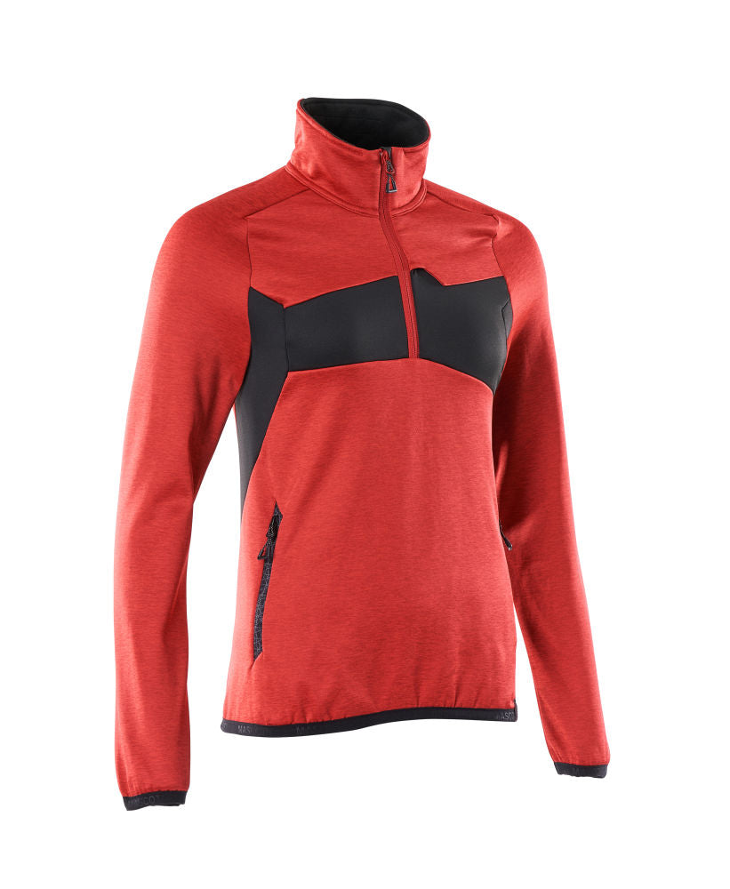 18053  Fleece Jumper with half zip