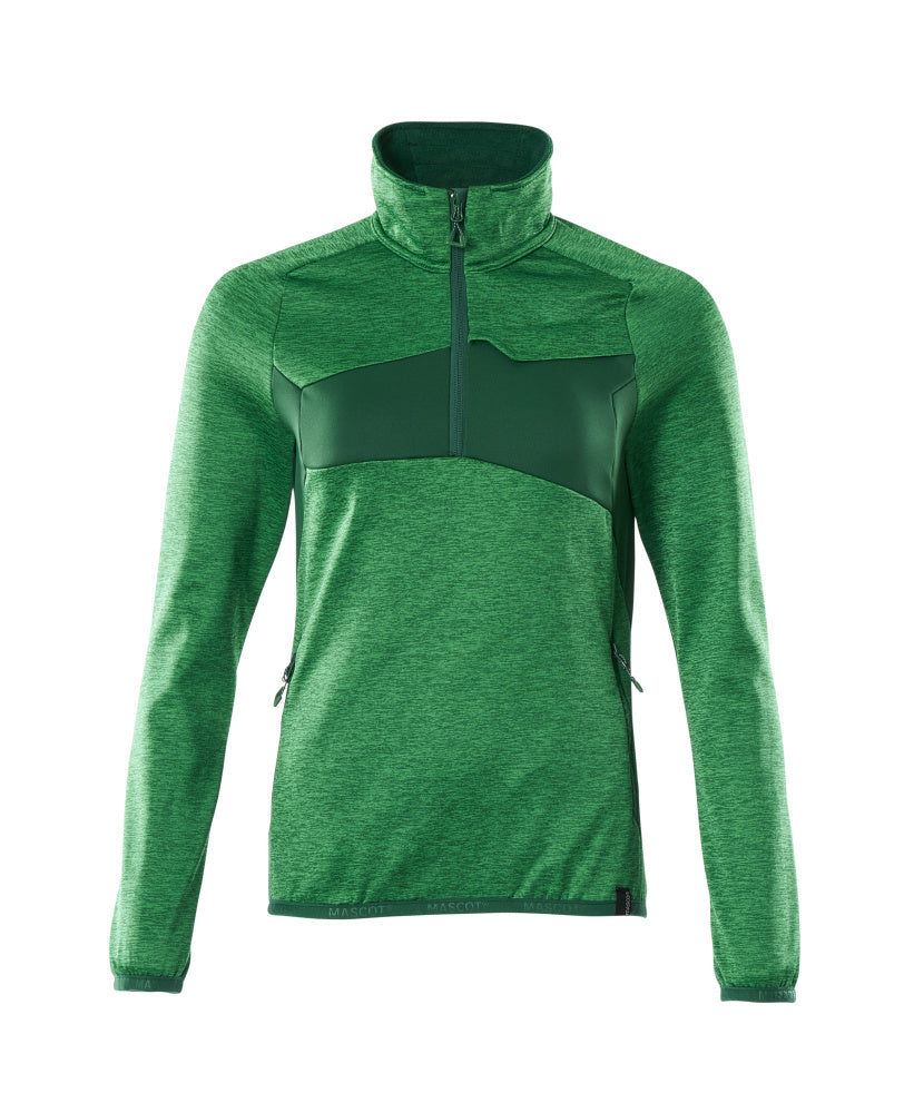 18053  Fleece Jumper with half zip