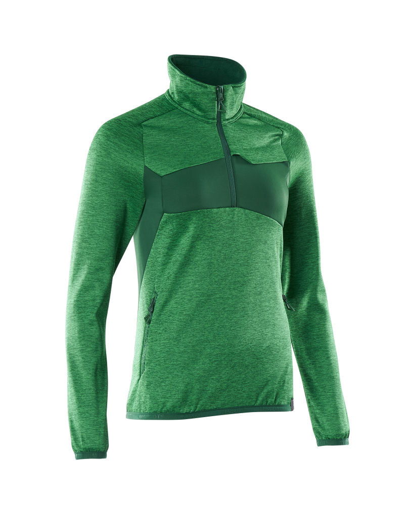18053  Fleece Jumper with half zip