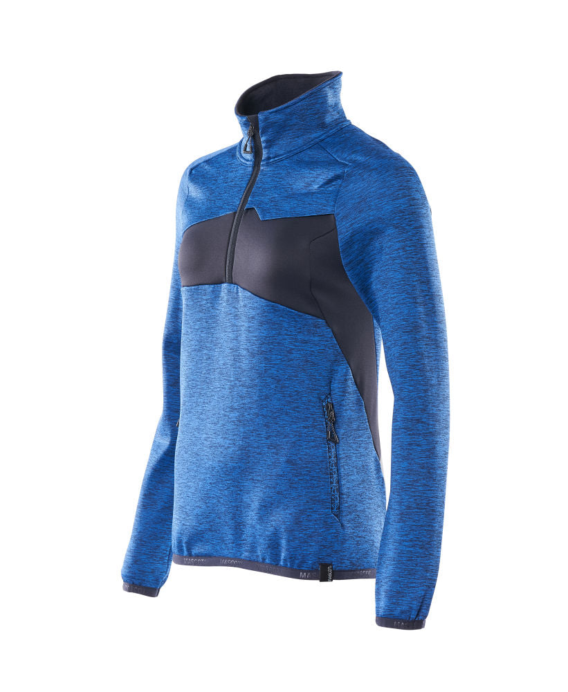 18053  Fleece Jumper with half zip