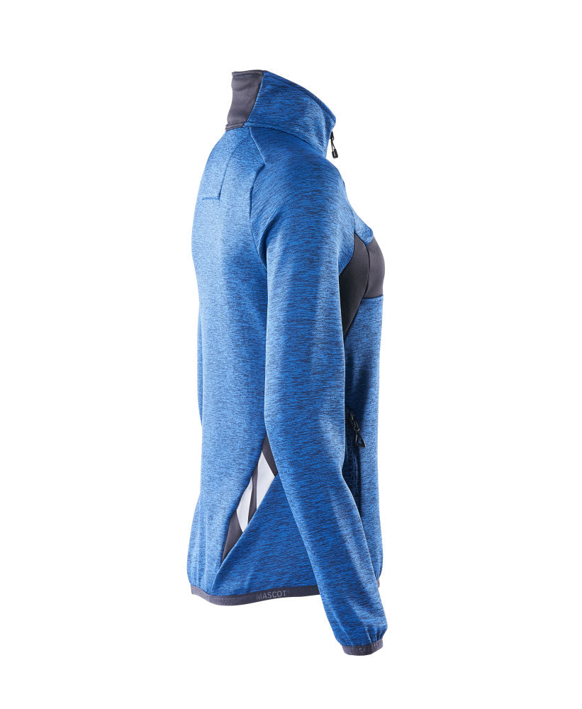 18053  Fleece Jumper with half zip