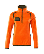 19353 Fleece Jumper with half zip