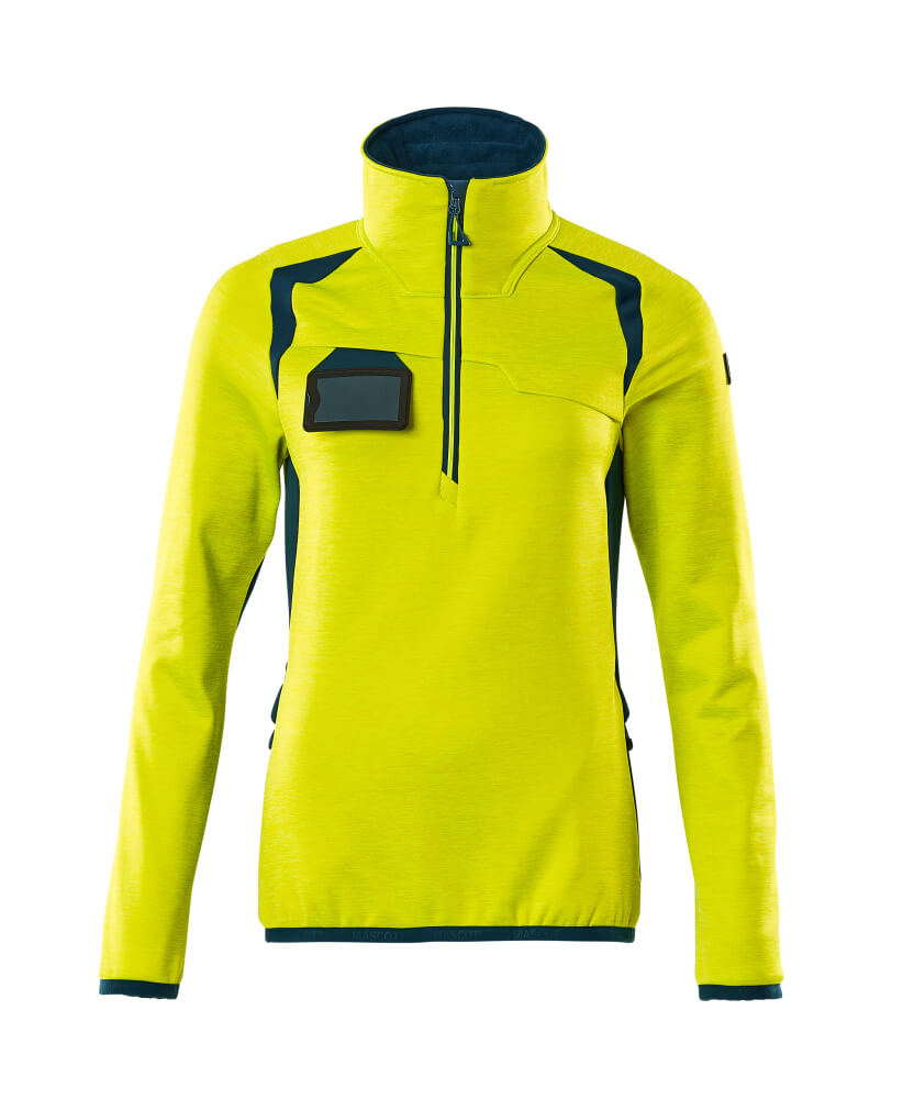 19353 Fleece Jumper with half zip