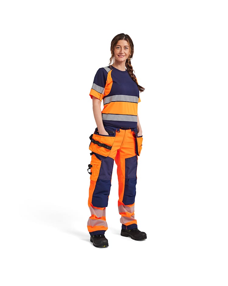7118 Women's Hi-Vis Softshell Trousers