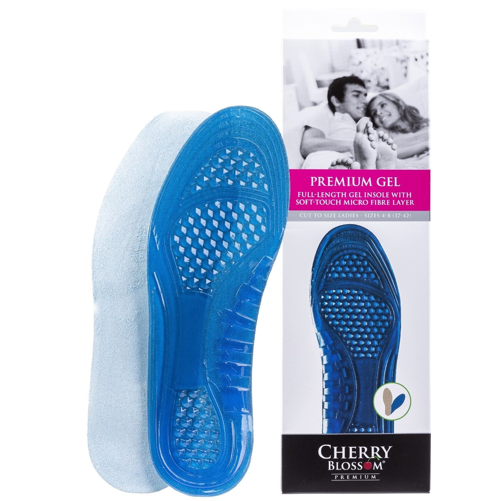 Cherry Blossom Shock Absorbing Gel Comfort Insole