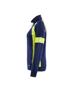 3568 Women's Sweatshirt with Hi-vis Full Zip