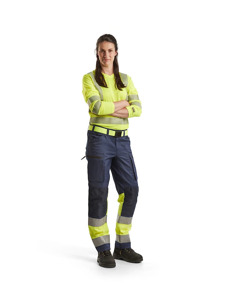 7161 Women's Hi-Vis Trousers with Stretch