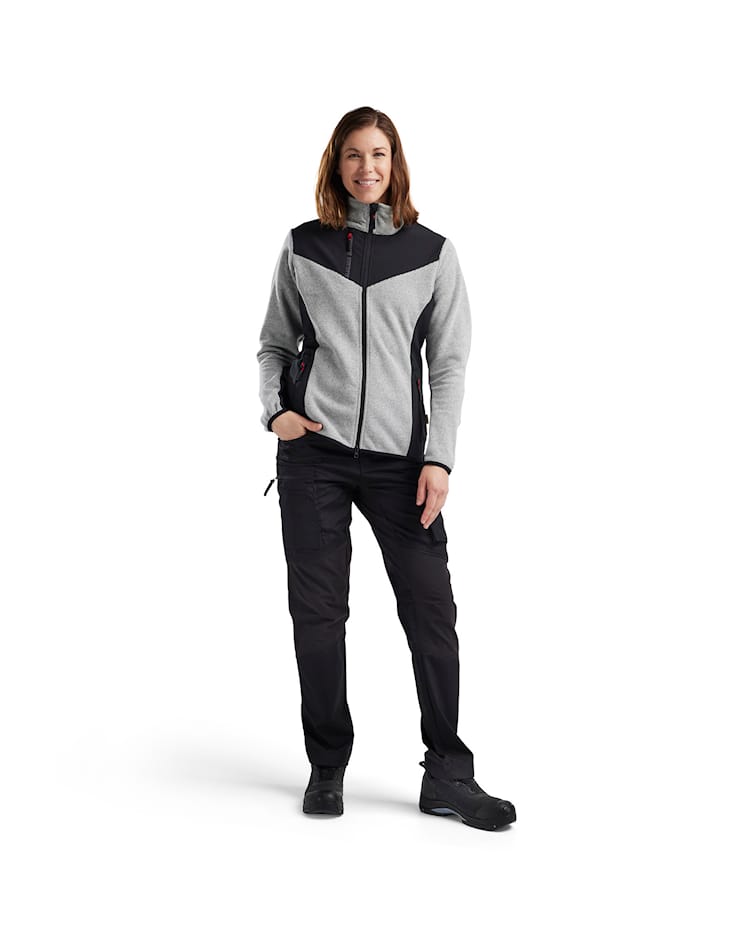 5943 Women's Knitted Jacket with Softshell