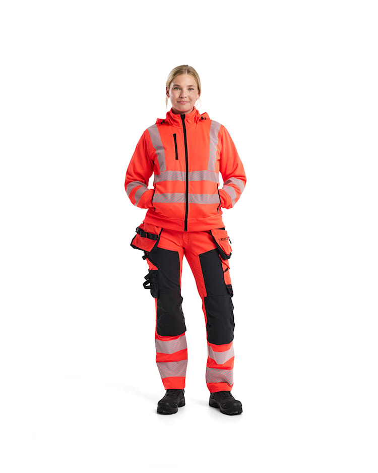 7022 Women's Hi-Vis Trousers 4-way Stretch
