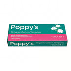 Poppys Bamboo Biodegradable Organic Cotton Tampons