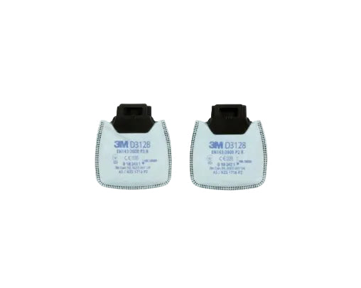 3m D3128 Secure Click P2 R Filter White