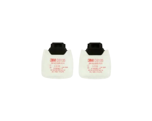 3m D3135 Secure Click P3 R Filter White