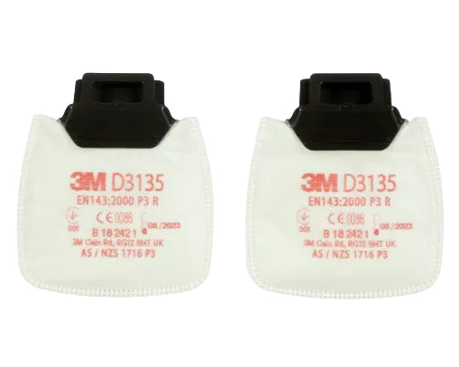 3m D3135 Secure Click P3 R Filter White