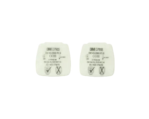 3m D7935 Secure Click P3 R Particulate Filter White