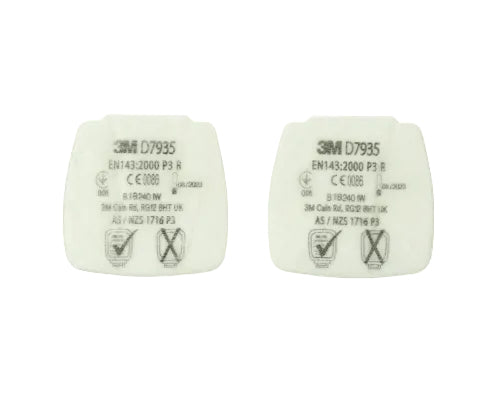 3m D7935 Secure Click P3 R Particulate Filter White