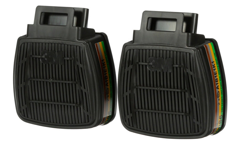 3m D8059 Secure Click Abek Filter Dual Flow Black