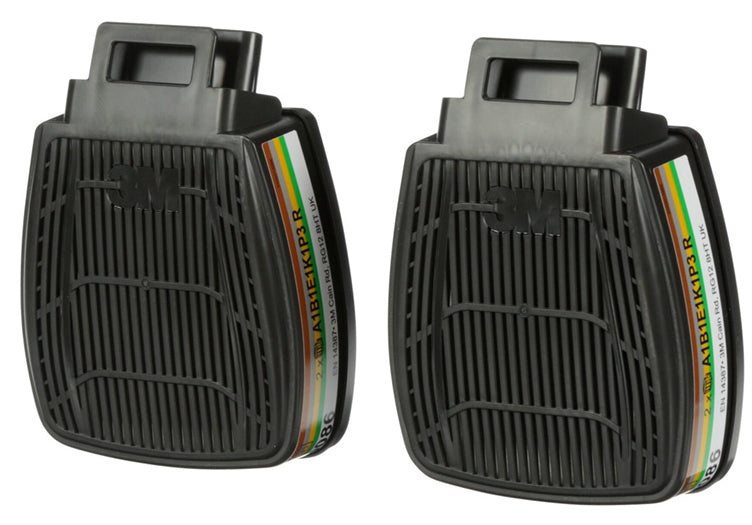 3m D8094 Secure Click Abek1p3 R Filter Dual Flow Black