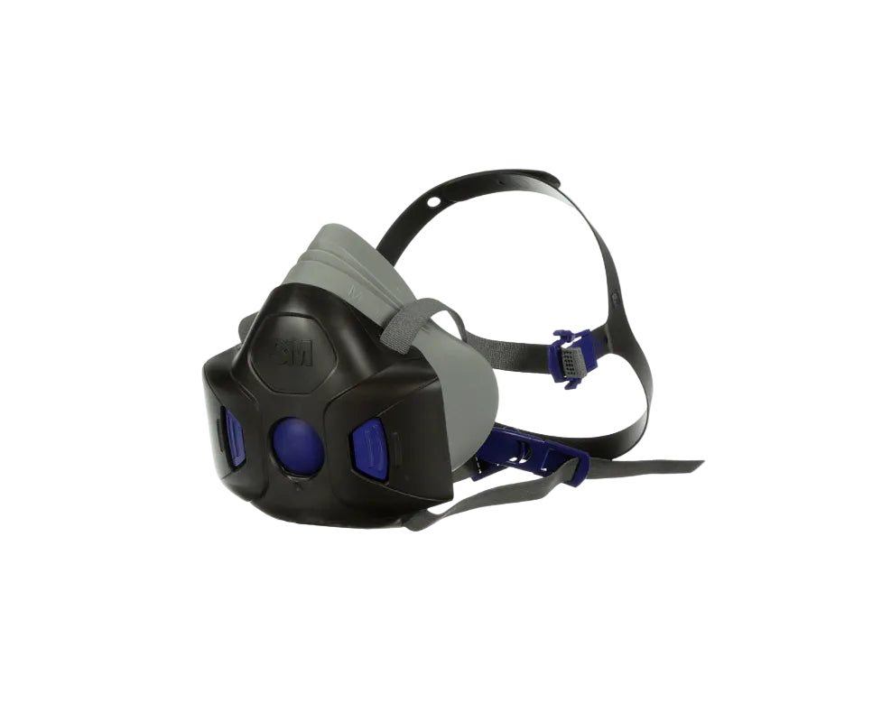 3m Hf-802 Secure Click Half Mask Medium Black