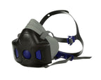 3m Hf-802 Secure Click Half Mask Medium Black