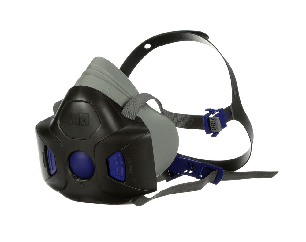 3m Hf-802 Secure Click Half Mask Medium Black
