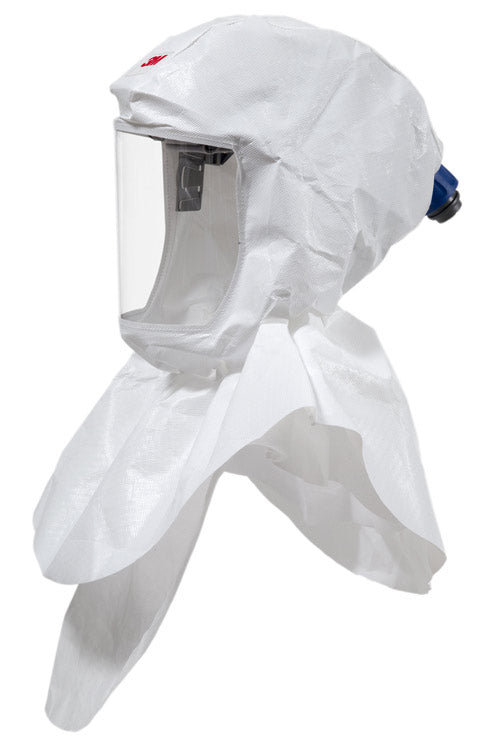3m S657 Versaflo Headtop With Shoulder Coverage White