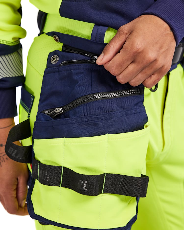 7022 Women's Hi-Vis Trousers 4-way Stretch