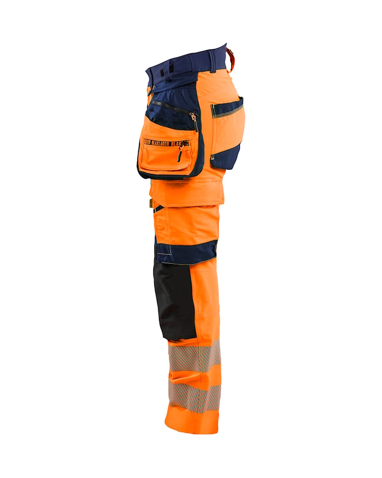 7022 Women's Hi-Vis Trousers 4-way Stretch