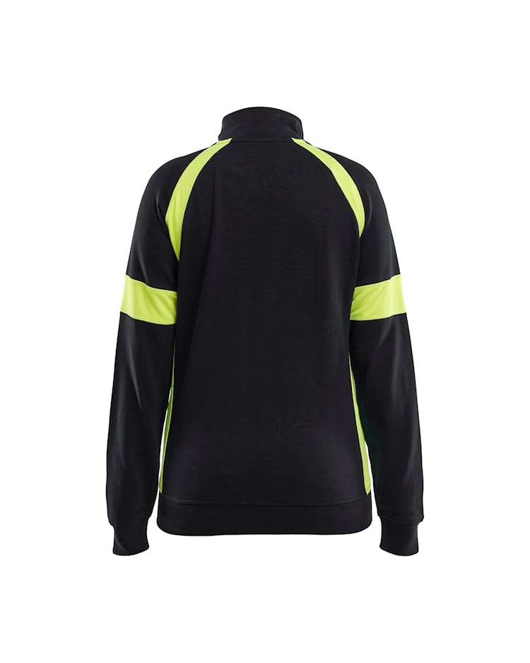 3568 Women's Sweatshirt with Hi-vis Full Zip
