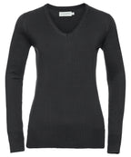 Women's V-Neck Knitted Sweater