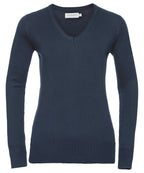 Women's V-Neck Knitted Sweater