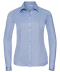 Women's Long Sleeve Herringbone Shirt