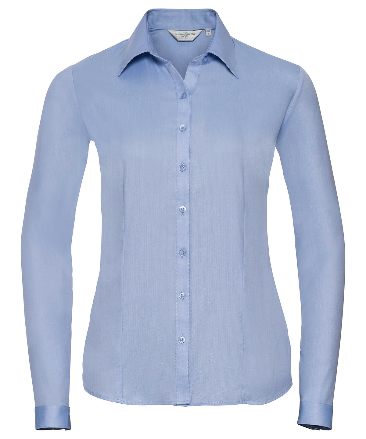 Women's Long Sleeve Herringbone Shirt