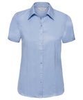 Women's Short Sleeve Herringbone Shirt
