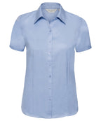 Women's Short Sleeve Herringbone Shirt