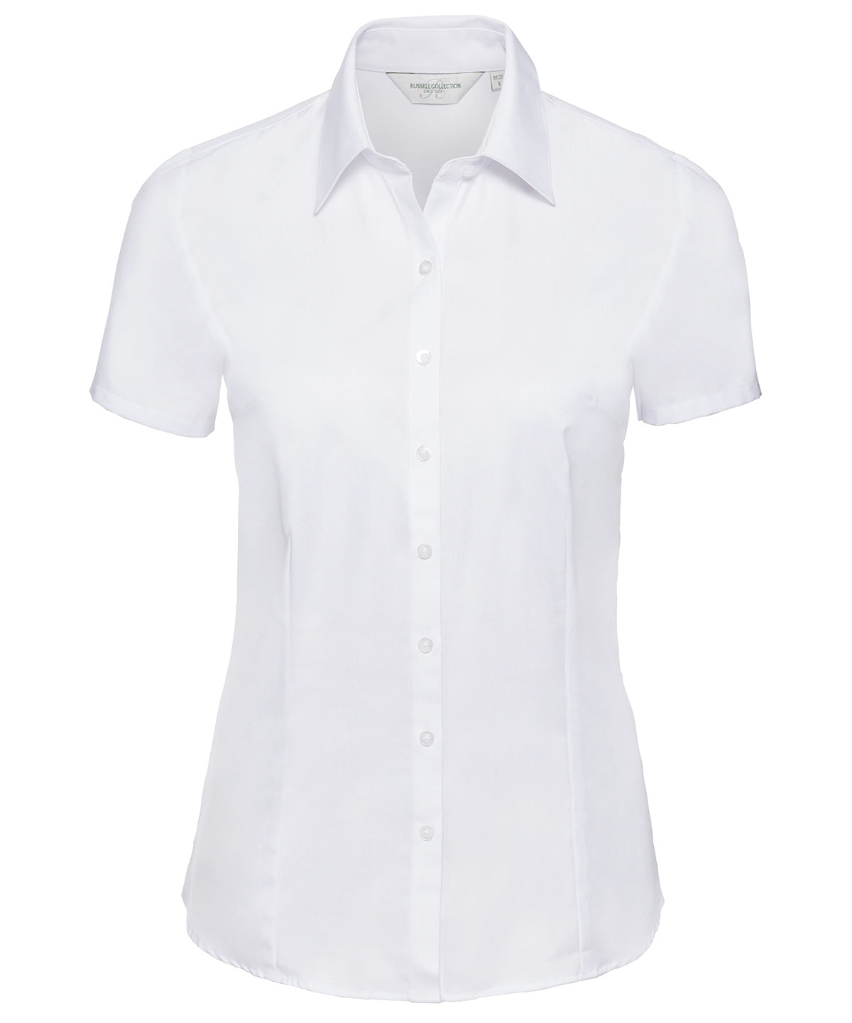Women's Short Sleeve Herringbone Shirt