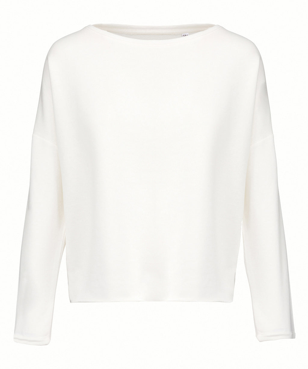 Ladies' oversized sweatshirt