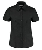 Women's Workplace Oxford Blouse Short-Sleeved