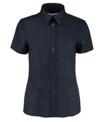 Women's Workplace Oxford Blouse Short-Sleeved