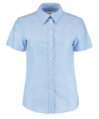 Women's Workplace Oxford Blouse Short-Sleeved